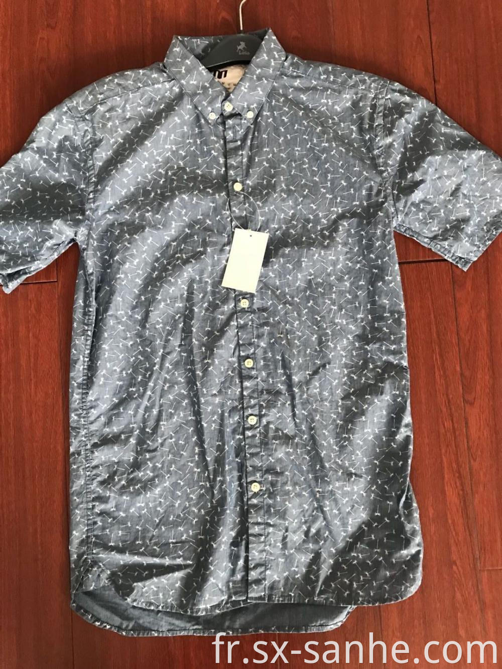 Pure Cotton Printed Men's Shirt